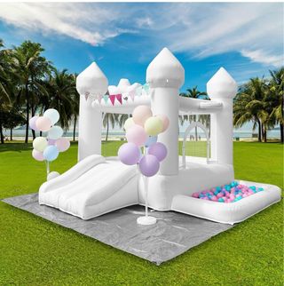 Castillo Hinchable Princesa Blanco