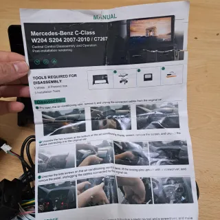 Marco Pantalla 9 Mercedes + Accesorios