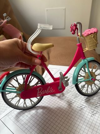 Bicicleta Barbie Rosa y Turquesa