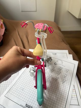Bicicleta Barbie Rosa y Turquesa