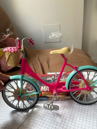 Bicicleta Barbie Rosa y Turquesa