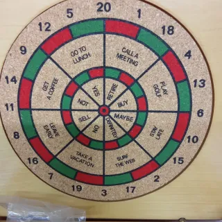 Estuche de Juego de dardos de madera