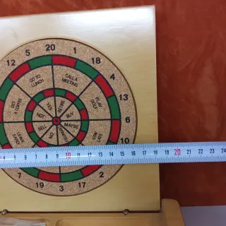 Estuche de Juego de dardos de madera