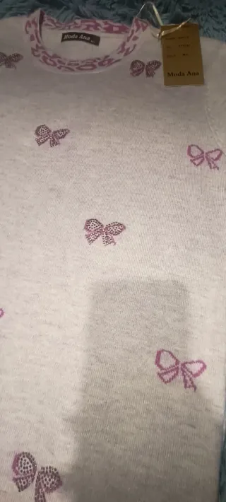 Jersey Moda Ana rosa M/L con etiqueta