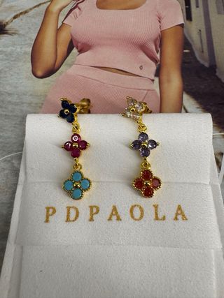 Pendientes PDPAOLA Oro Multicolor