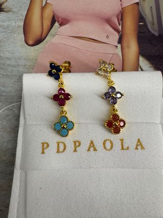 Pendientes PDPAOLA Oro Multicolor