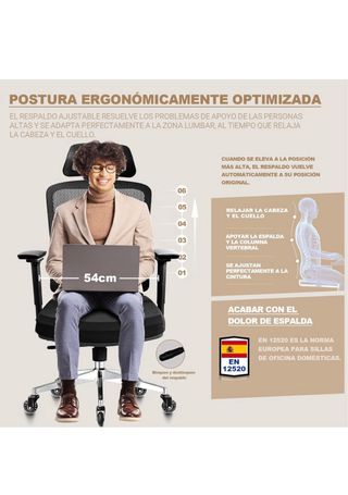 Silla Ergonómica Escritorio 200kg