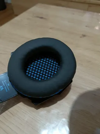 KOTION EACH Cascos Gaming Negro y Azul