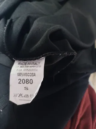 Vestido negro manga larga