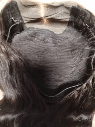 Peluca pelo natural ondulado