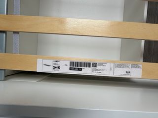Cama BRIMNES IKEA blanca con cajones.