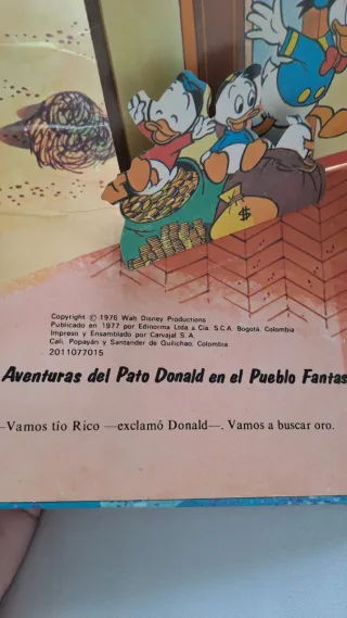 Libro Las Aventuras del Pato Donald