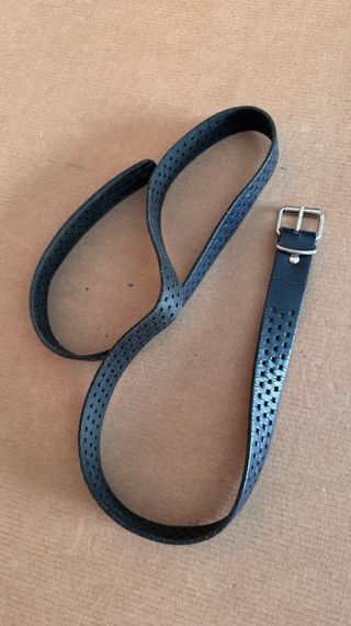 Set di 3 cinture in pelle