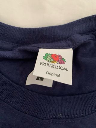 Camiseta azul talla L