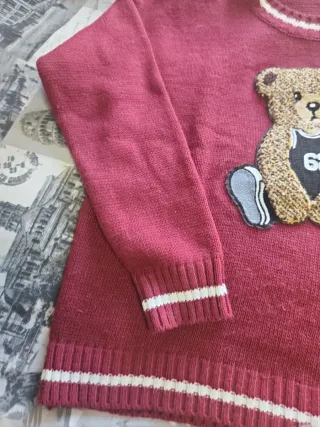 Jersey de punto con oso