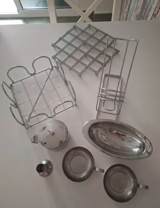 Lote piezas cocina acero inoxidable