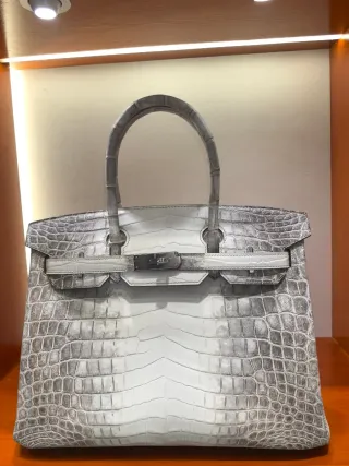 Hermès Birkin Himalaya Bianco Coccodrillo