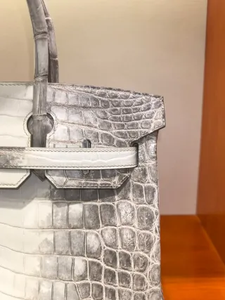 Hermès Birkin Himalaya Bianco Coccodrillo