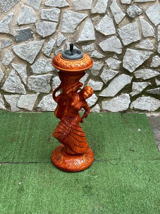 Posacenere vintage donna flamenco terracotta