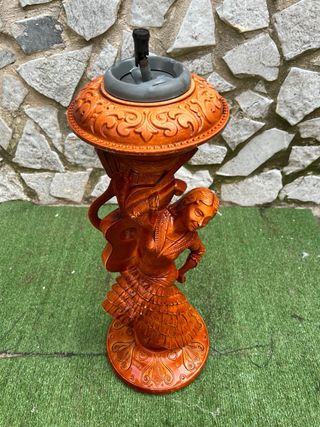 Posacenere vintage donna flamenco terracotta