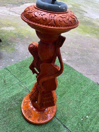 Posacenere vintage donna flamenco terracotta