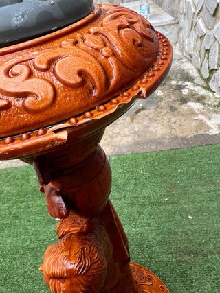 Posacenere vintage donna flamenco terracotta