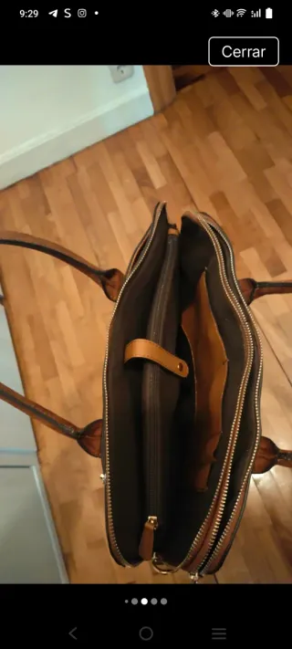 Bolso para Portátil Marrón