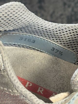 Zapatillas Prada Americas Cup originales Azul/Gris