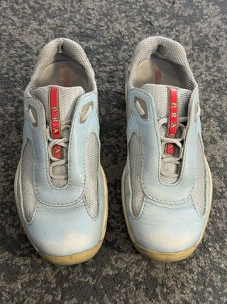 Zapatillas Prada Americas Cup originales Azul/Gris