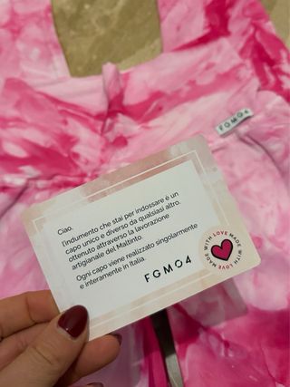 Leggings FGM04 rosa y rojo tie-dye