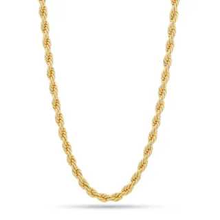 Cadena Rope 8 mm Oro 18K
