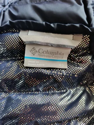 Chaqueta Columbia Azul con Capucha