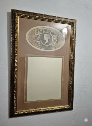 Cuadro con espejo decorativo