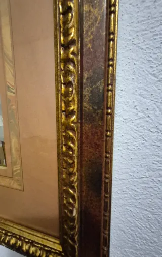 Cuadro con espejo decorativo