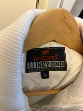 Chaleco acolchado blanco mujer Beyond