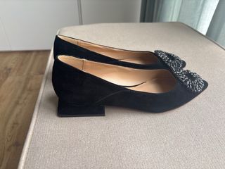 Manoletinas Alma en Pena negras con pedrería