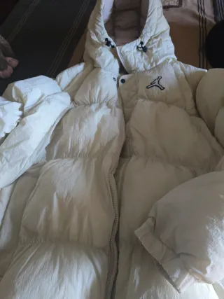 Chaqueta Jordan Puffer Blanca Talla XXL