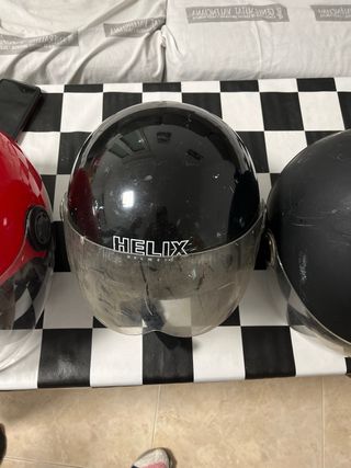 Casco Helix con visera