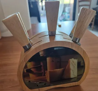 Set coltelli legno e metallo