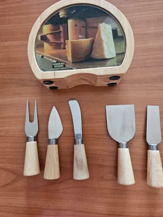 Set coltelli legno e metallo