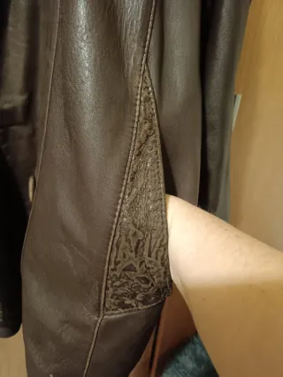 Chaqueta Piel Vintage Gino Montanaro Marrón