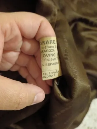 Chaqueta Piel Vintage Gino Montanaro Marrón