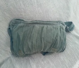 Bolso de hombro verde salvia