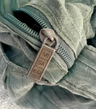 Bolso de hombro verde salvia