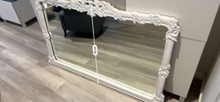 Espejo decorativo blanco