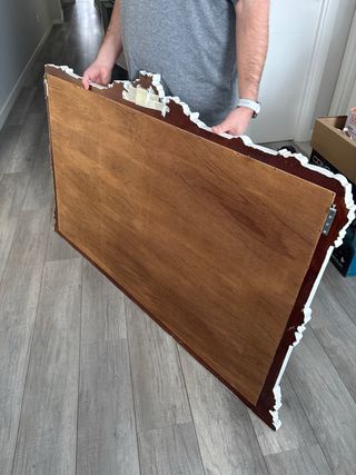 Espejo decorativo blanco