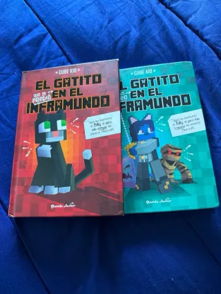 4 Libros: Diario Aldeano + Gatito Inframundo