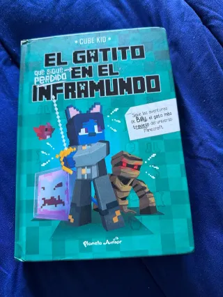 4 Libros: Diario Aldeano + Gatito Inframundo