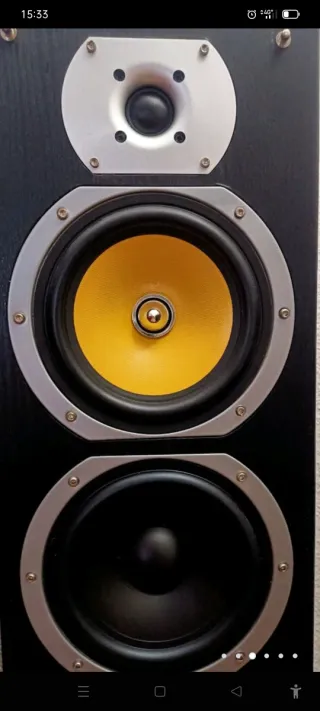 Altavoces AUNA Negro y Plata