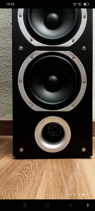 Altavoces AUNA Negro y Plata